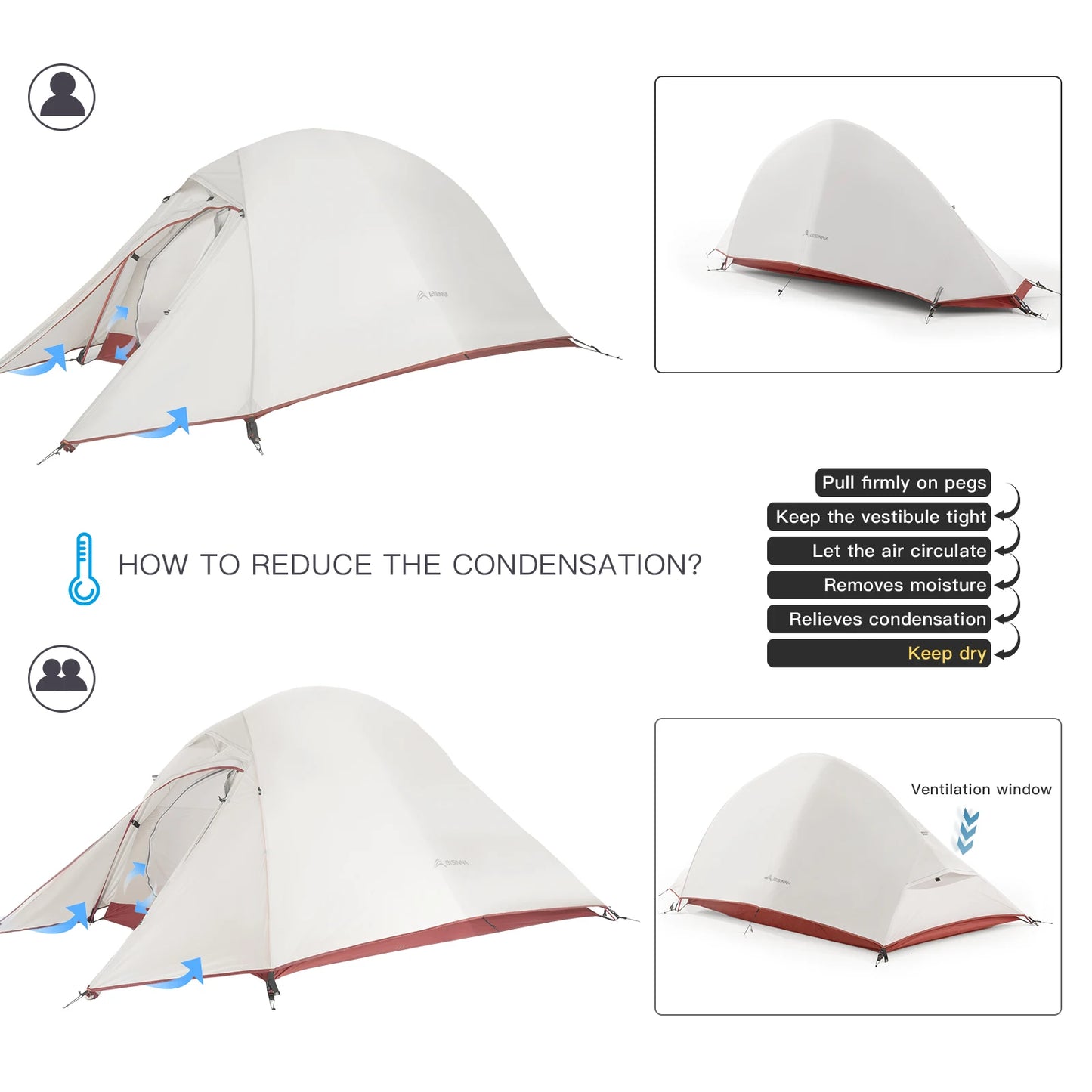 Ultralight 1-2 Person Tent