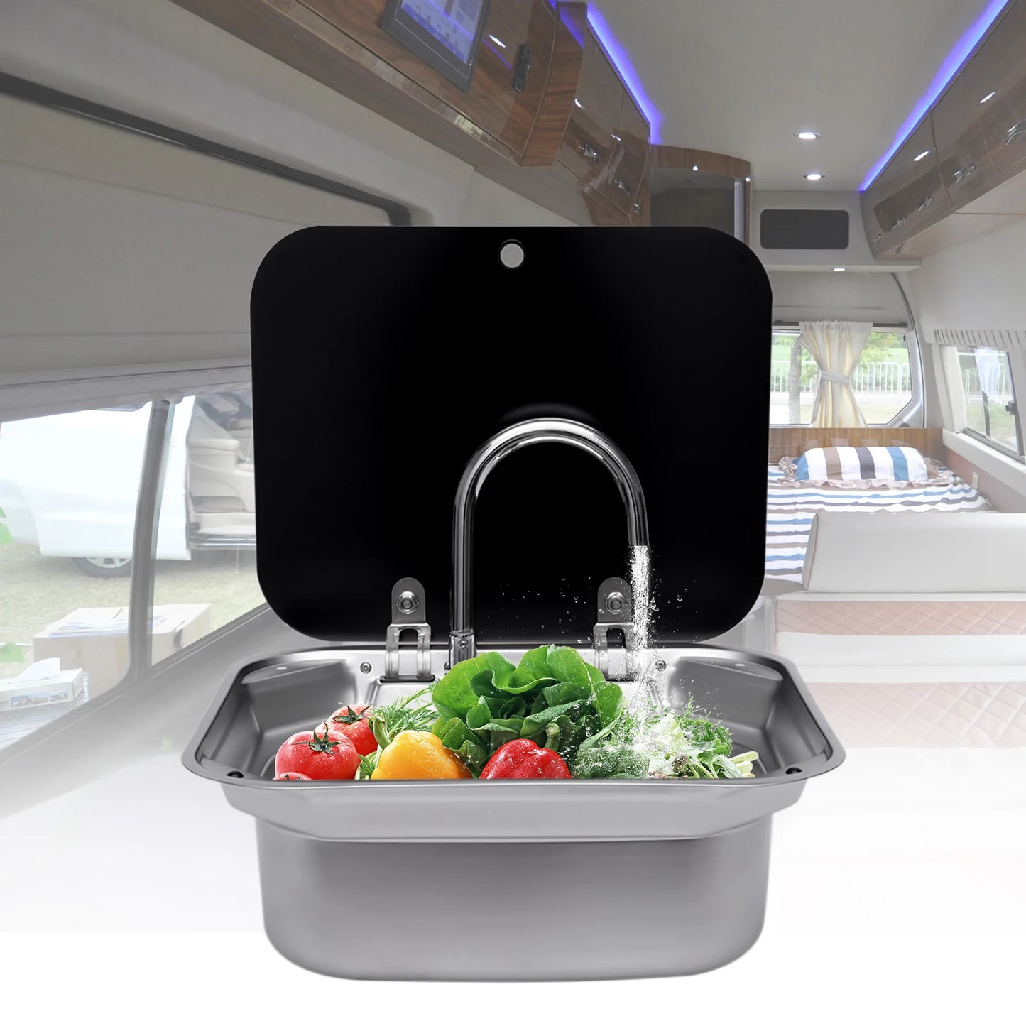 Single Bowl RV Caravan Sink