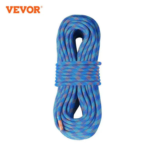 10.2mm Stretchable Fiber Climbing Rope w/Hooks 131ft