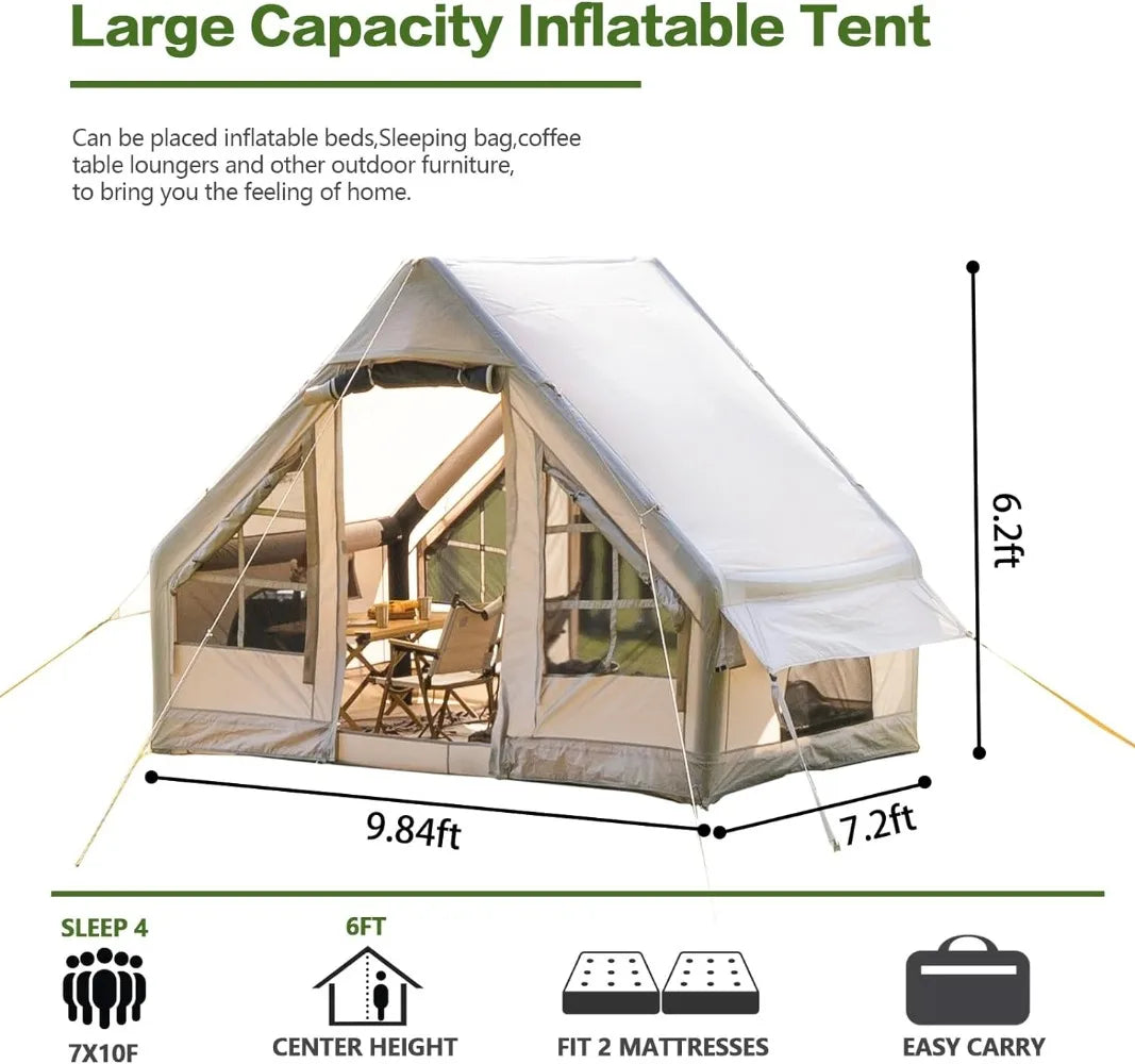 6 Person Inflatable Cabin Tent