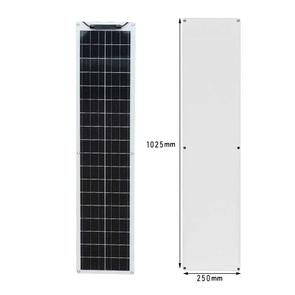 Flexible Solar Panel kit 50 Watt  PV Module 100 Watt 12V 24V