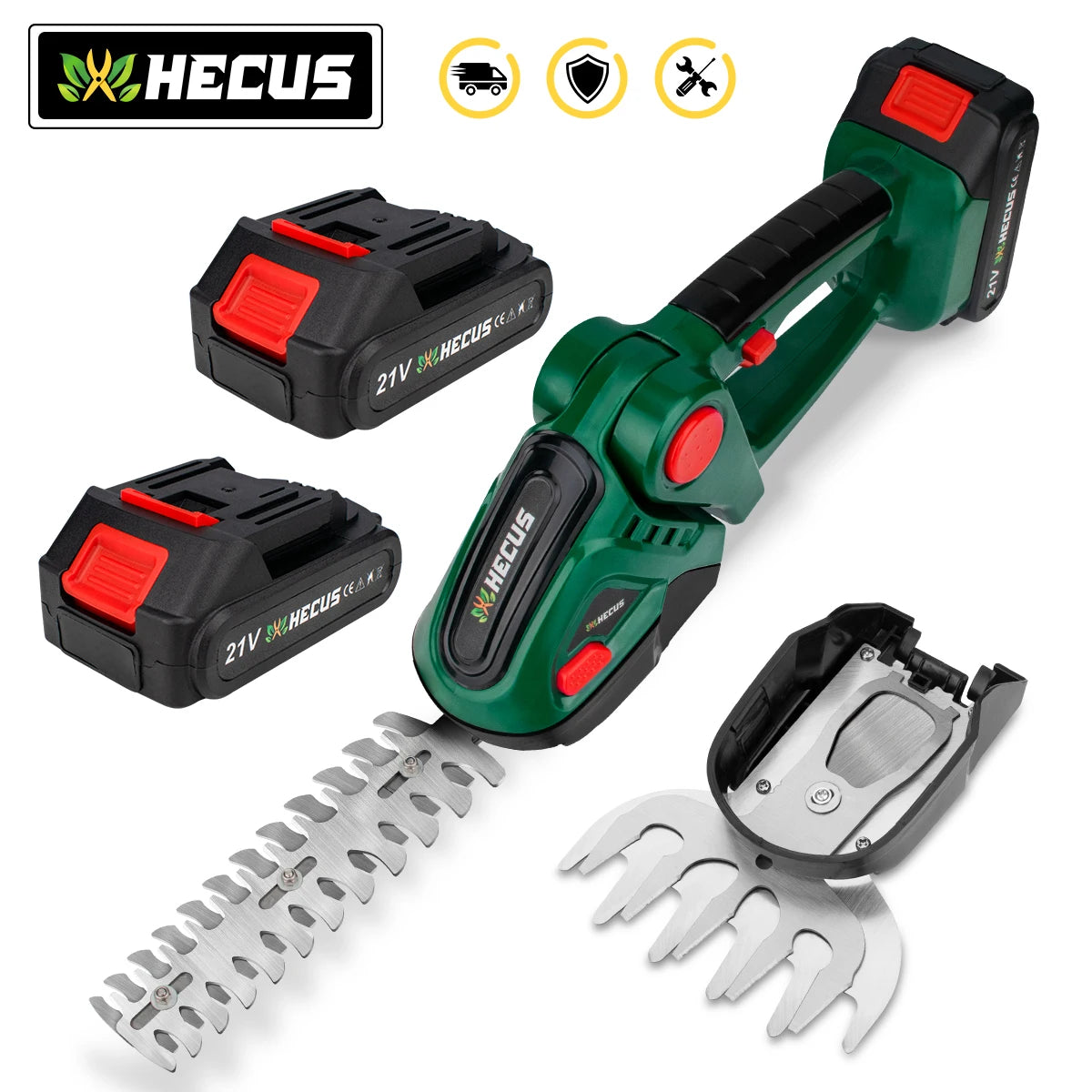 S 2 IN 1 Cordless Electric Hedge Trimmer