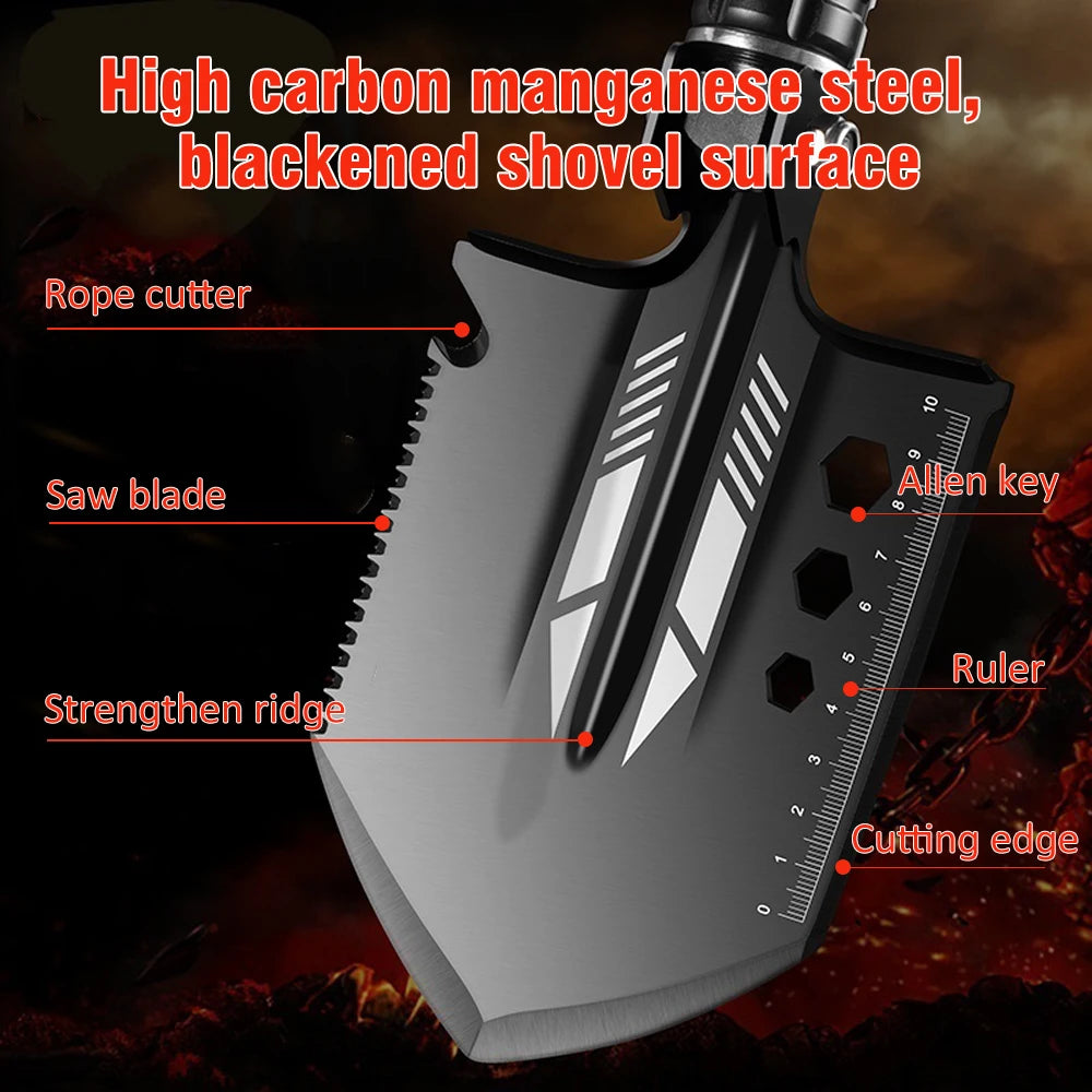 Survival Tactical Multifunctional Shovel Folding Tools