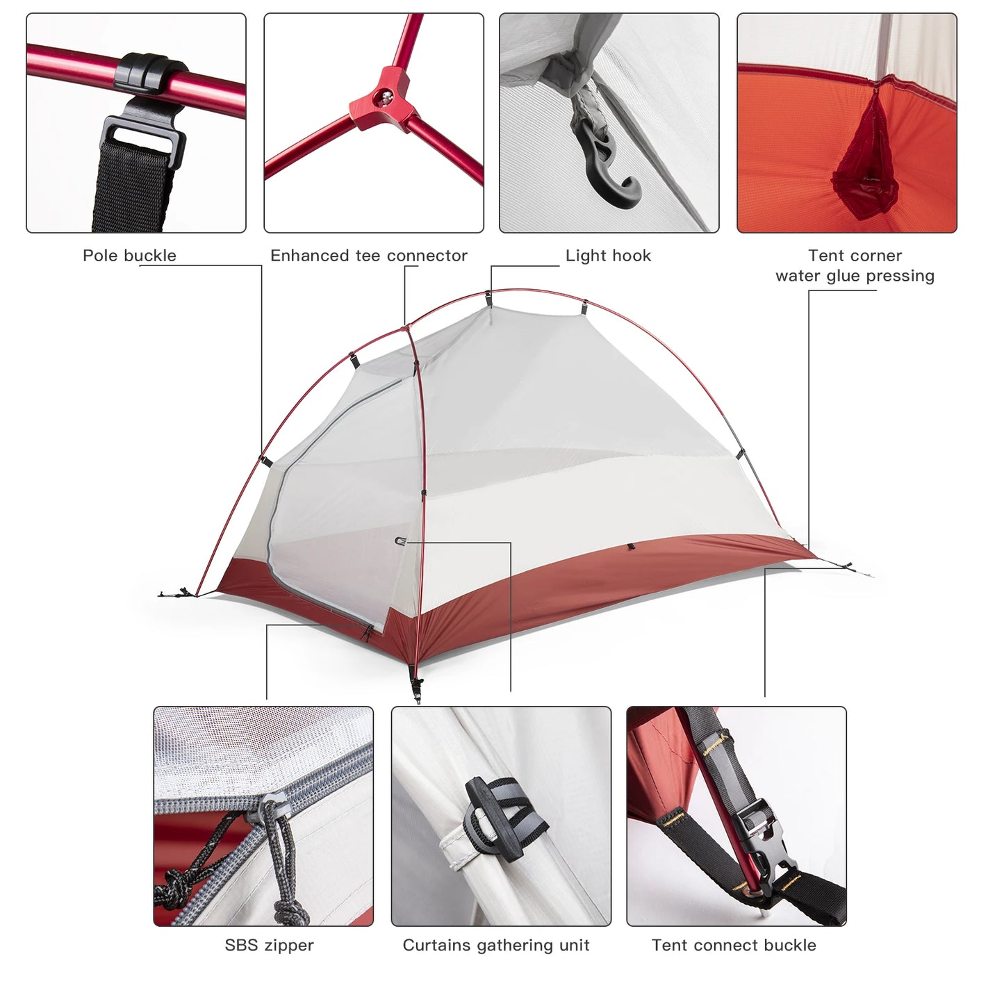 Ultralight 1-2 Person Tent