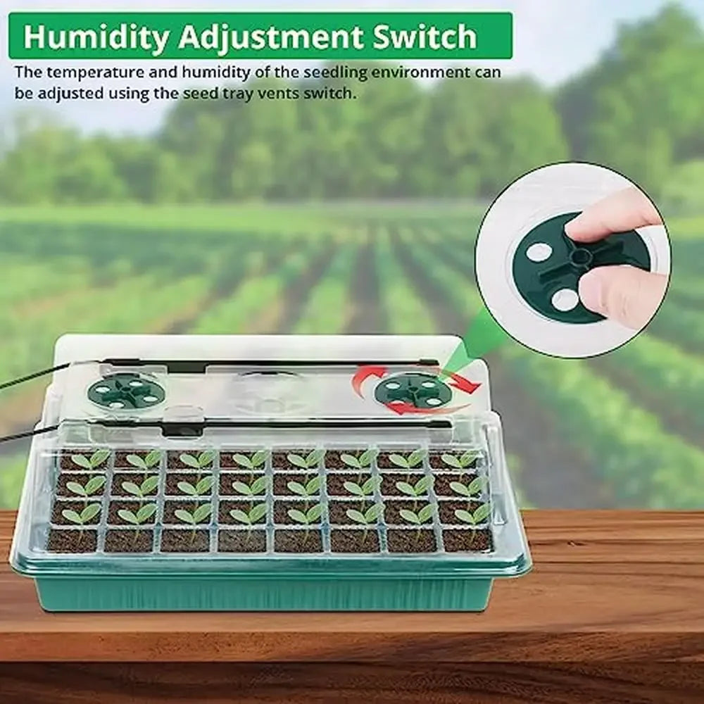 Seed Starter Tray Kit, Full Spectrum Light