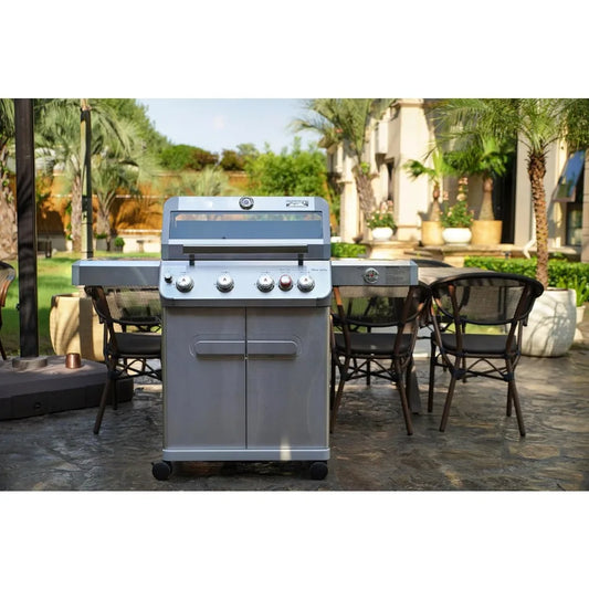 Stainless Steel 4 Burner Propane Gas Grill