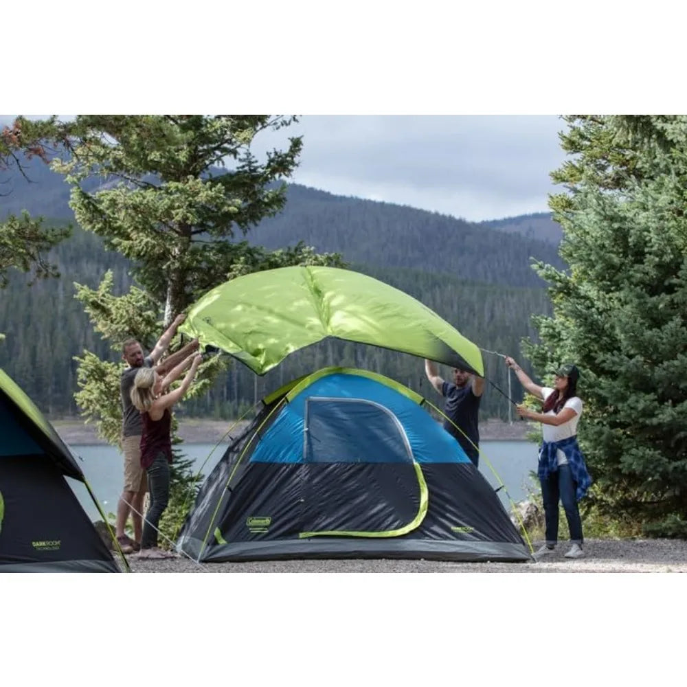 6 Person Tent Blocks 90% of Sunlight