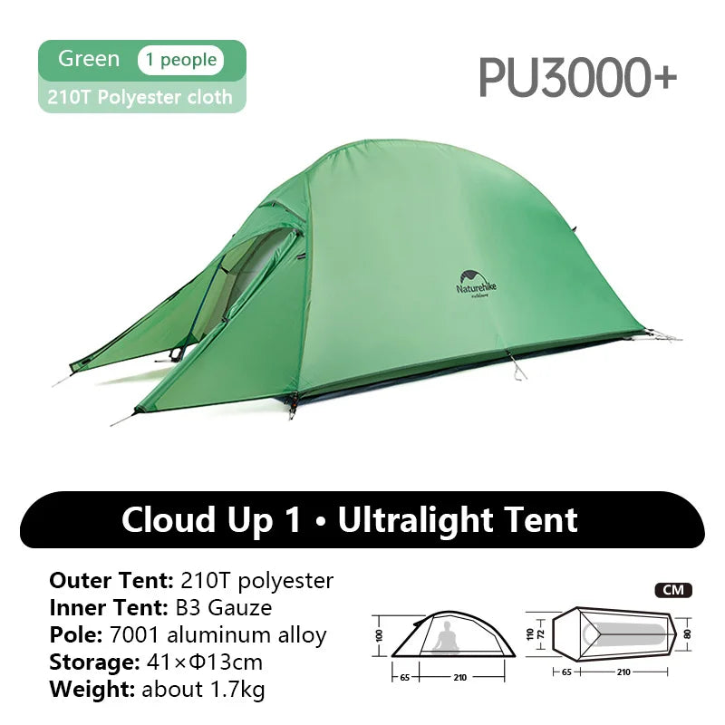 1 Person Tent Ultralight Double Layer