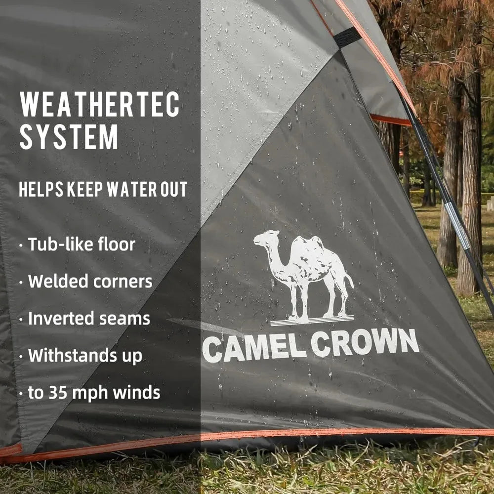 6 Person Tent, Waterproof Easy Setup