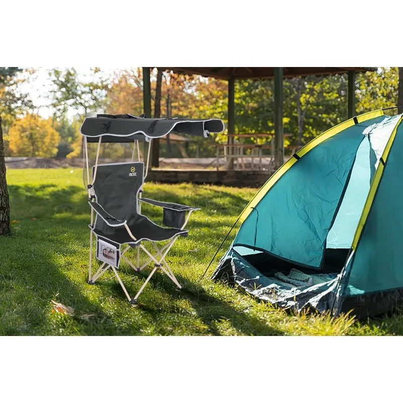 Folding Chair with Detachable Canopy