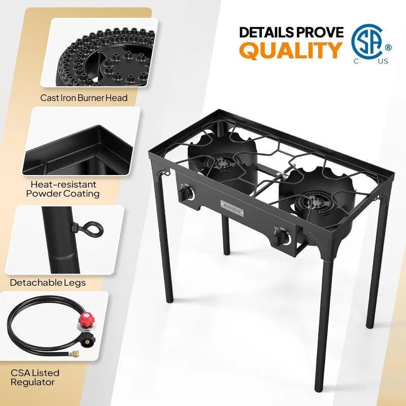 Outdoor Propane Gas Stove 150,000 BTU