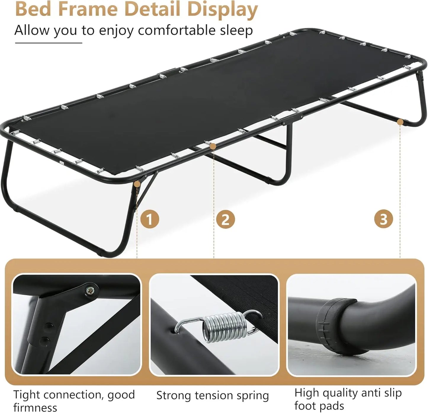 Camping Cot Portable Folding Bed