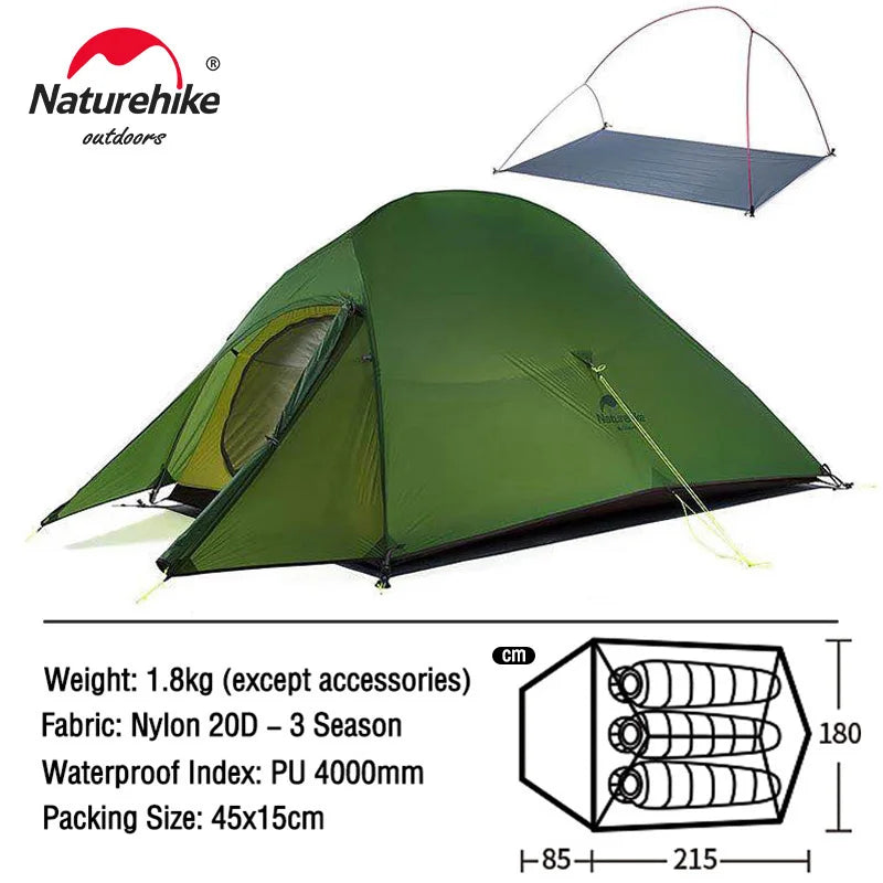 3 Person Ultralight Waterproof Tent