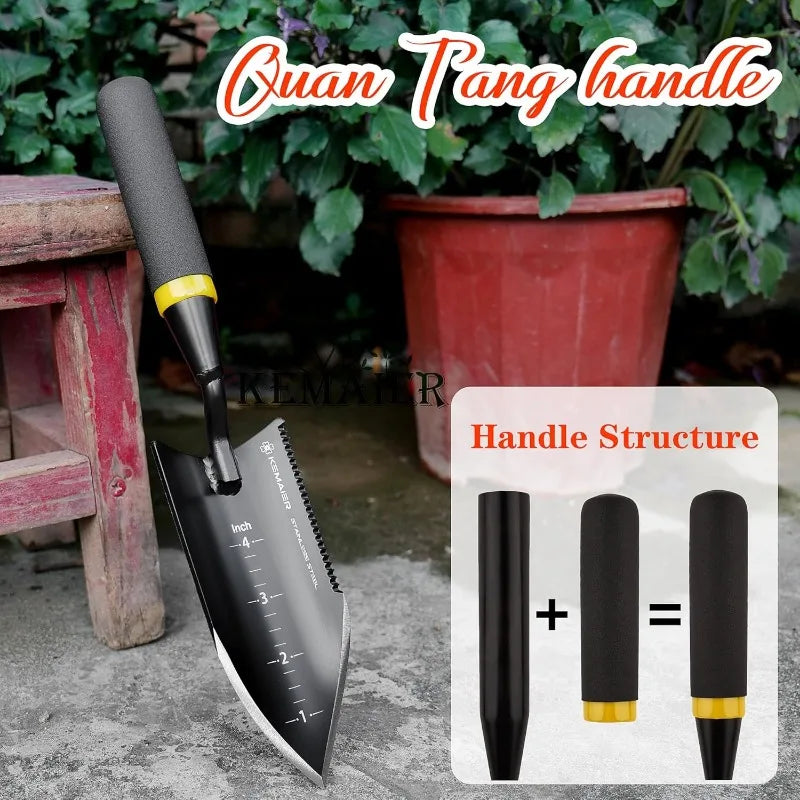 3 in 1 stainless steel gardening tool set