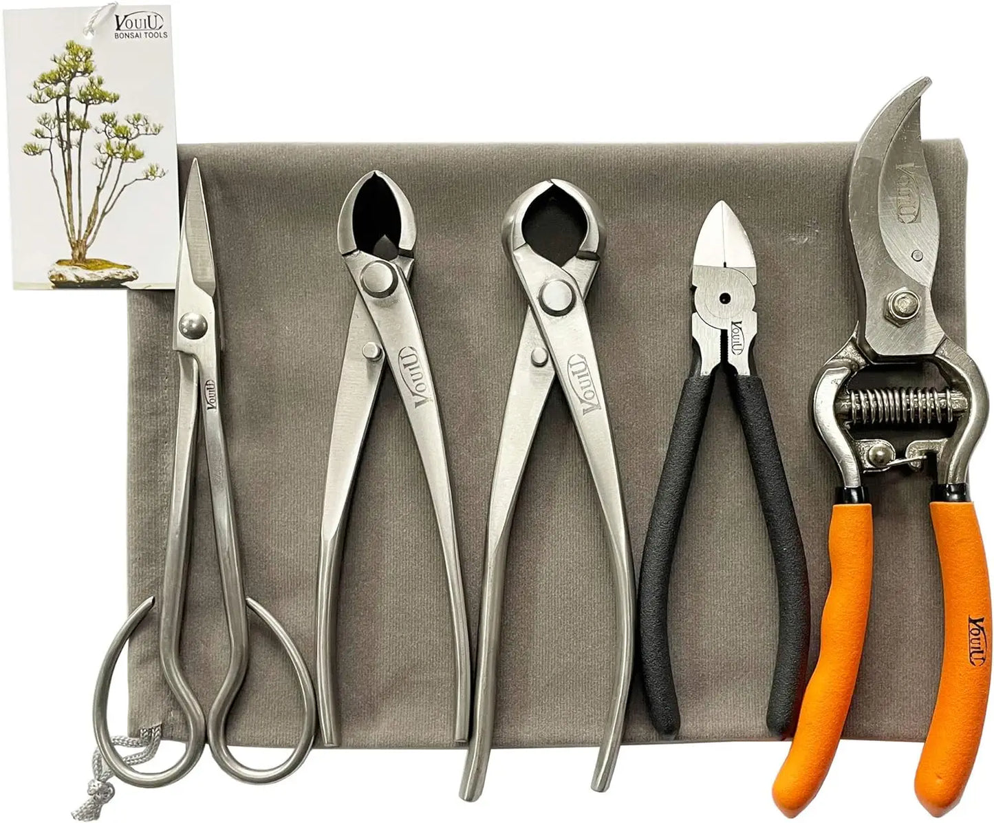 5-Piece Bonsai Tool Set