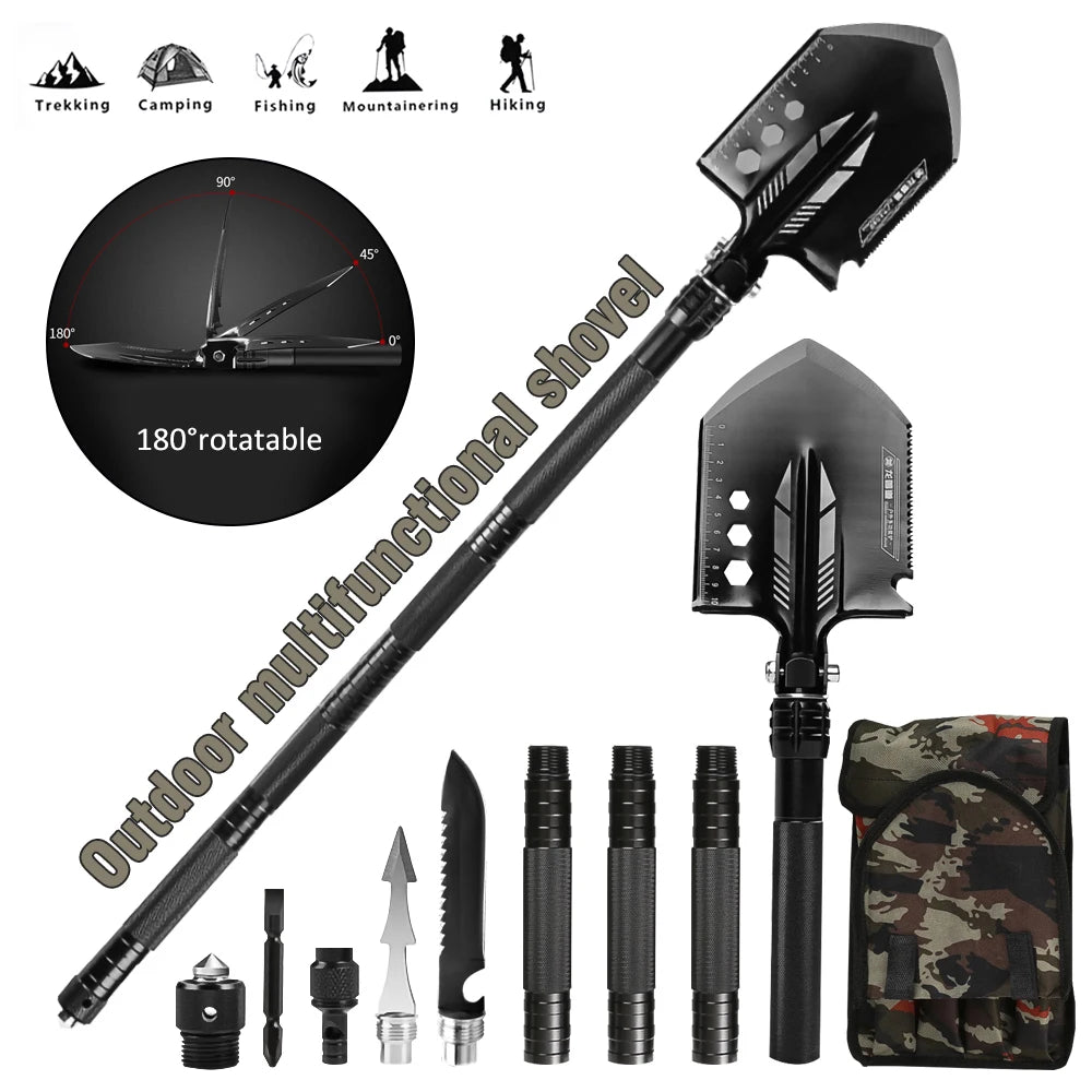 Survival Tactical Multifunctional Shovel Folding Tools