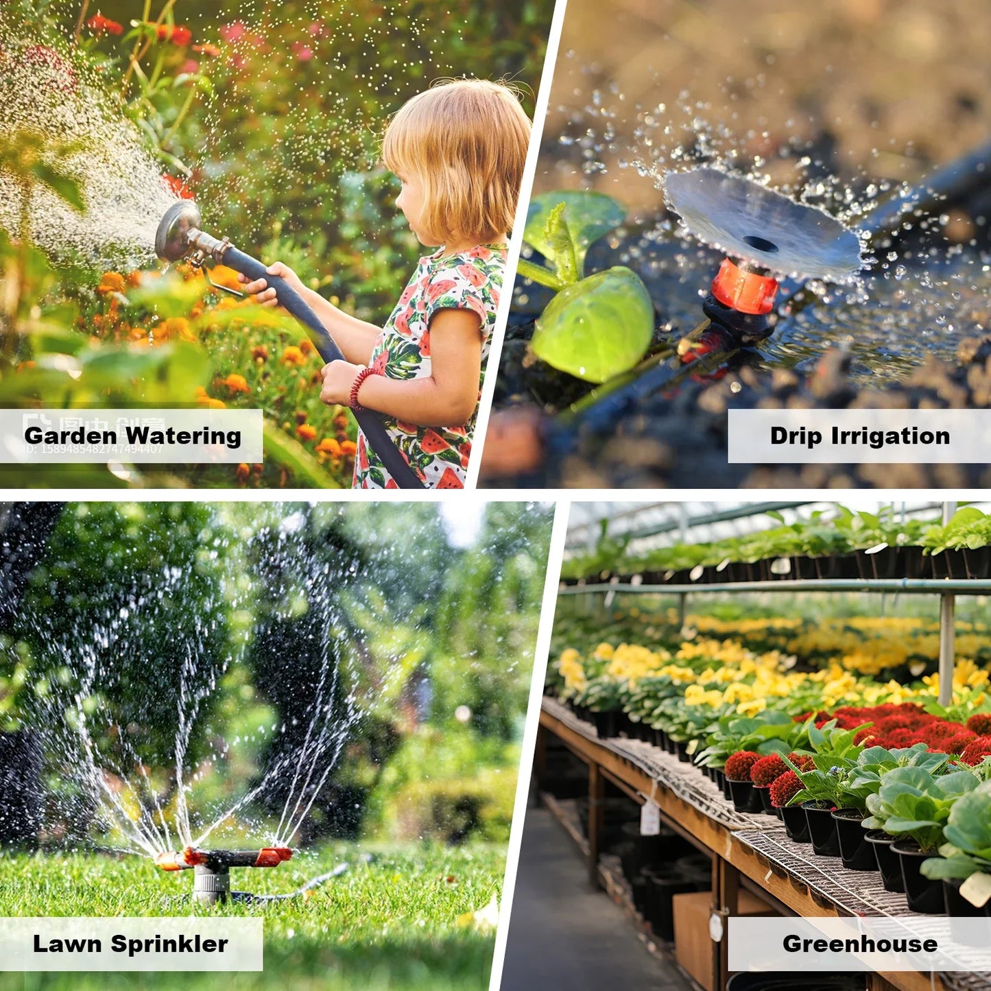 Automatic Timed Irrigation System Outdoor  Garden