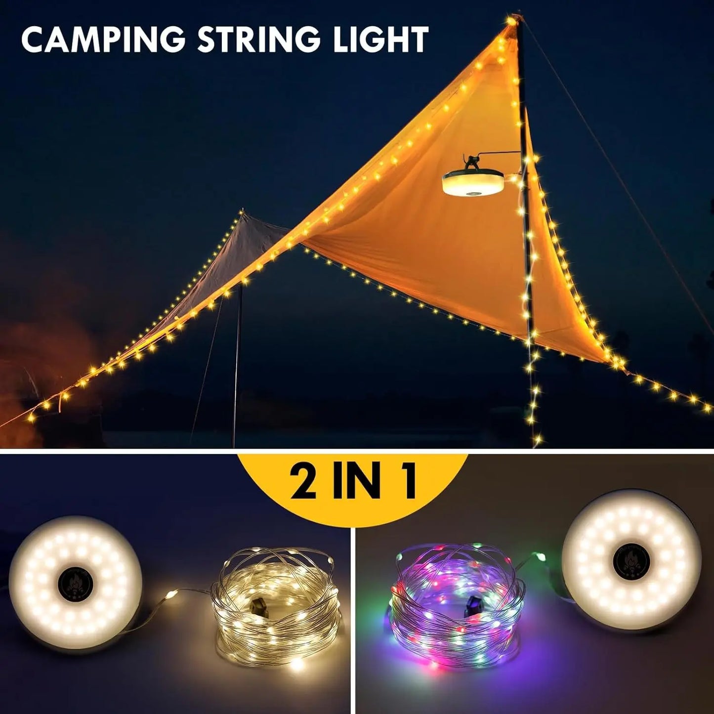 Rechargeable Camping String Light