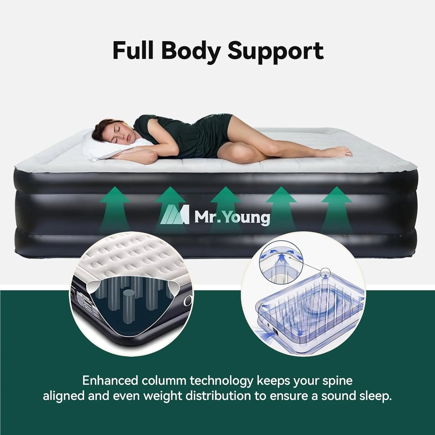 Queen Air Mattress with Built-in Pump