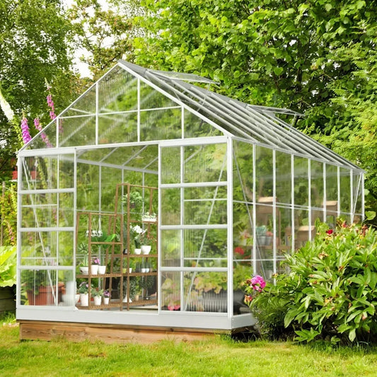 10' x 16' Outdoor Aluminum Greenhouse Polycarbonate