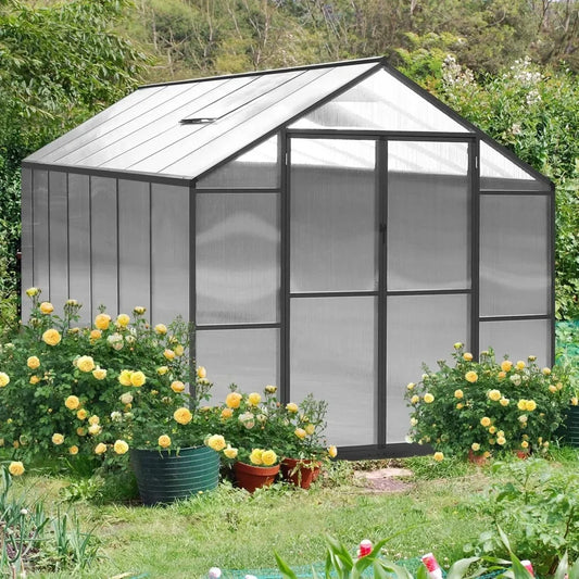 8 X 14 FT Garden Plants Green House Kit,