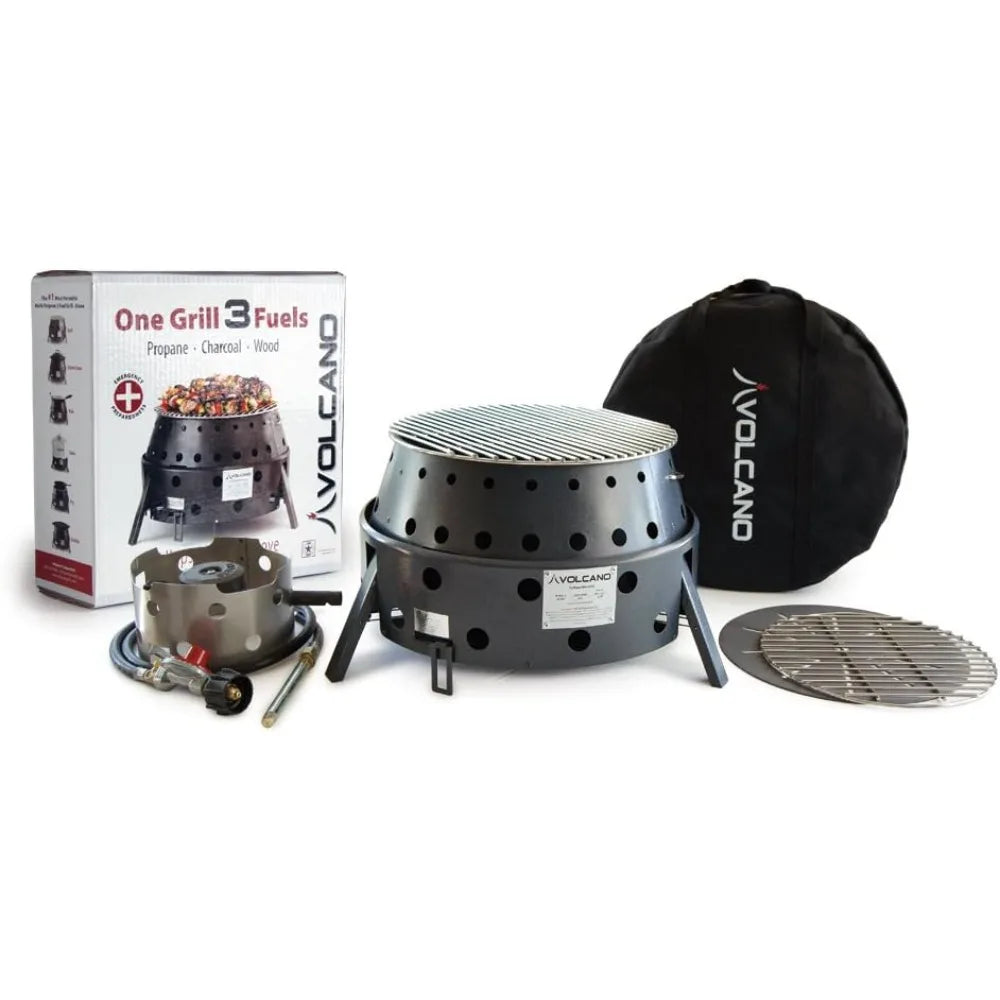 3-Fuel Portable Camping Stove