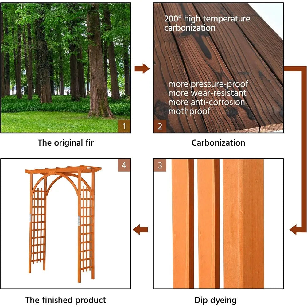 Wooden Garden Trellis Horticulture 85in