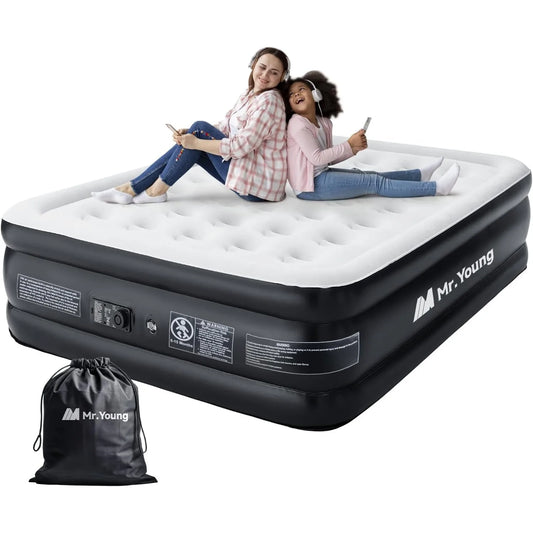 Queen Air Mattress with Built-in Pump