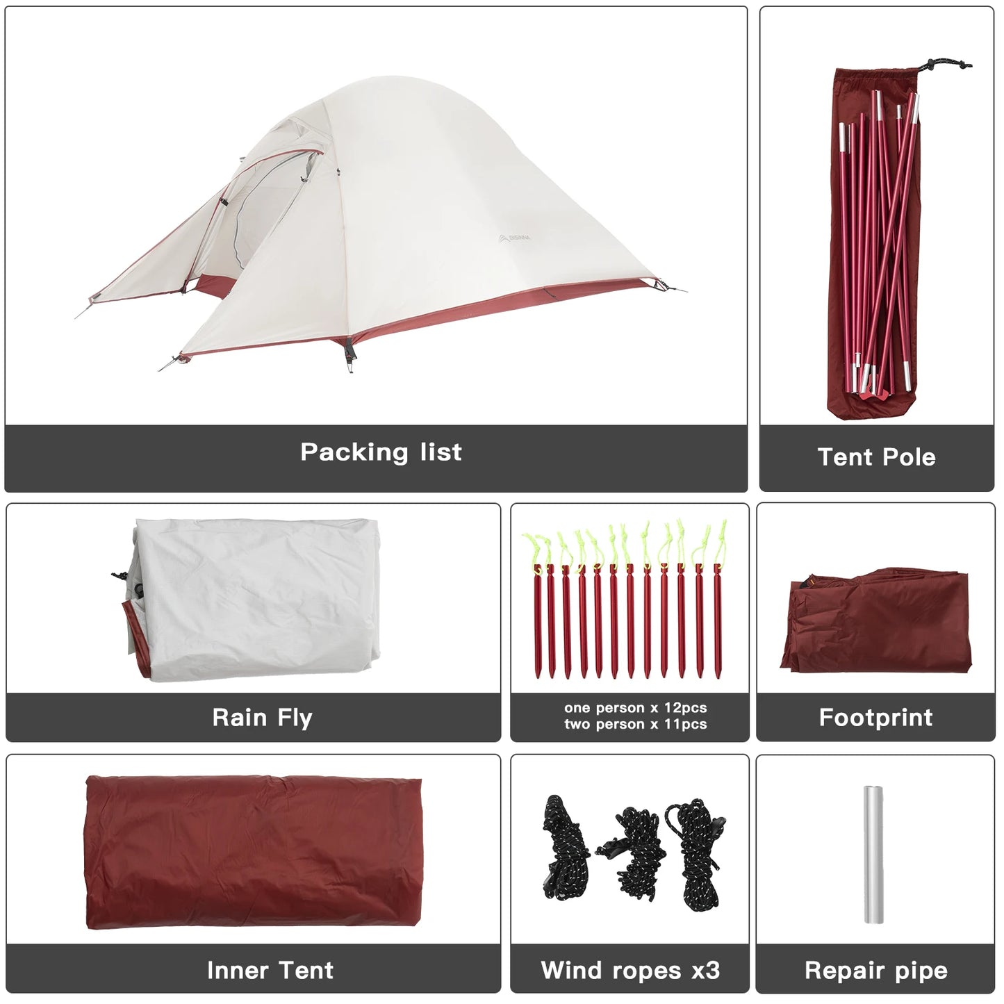 Ultralight 1-2 Person Tent