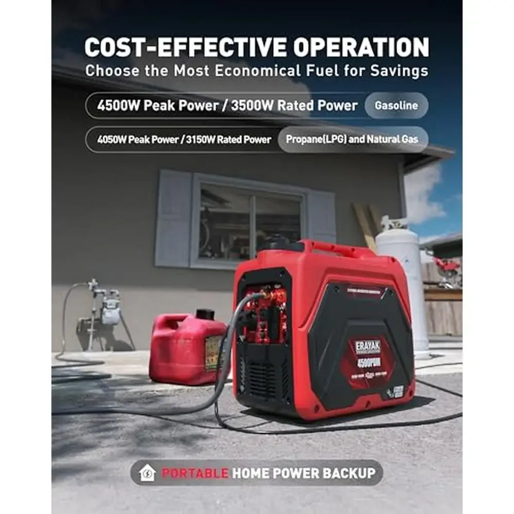 Tri-Fuel Inverter Generator 4500W