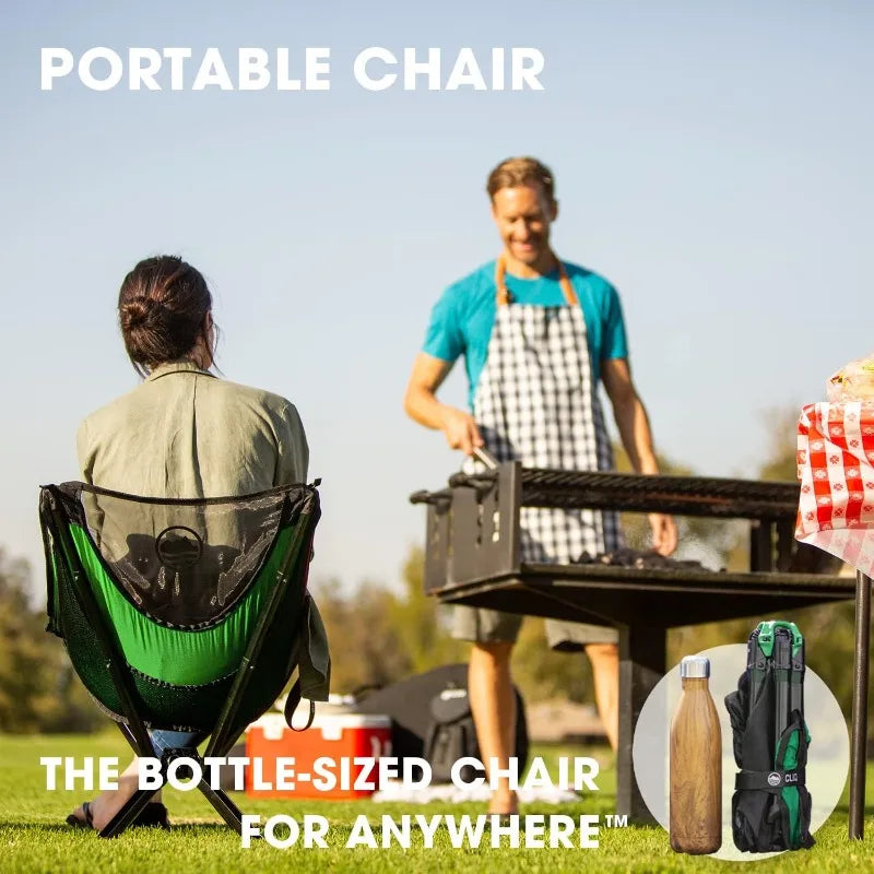 Lightweight Folding Chair for Camping - Supports 300 Lbs