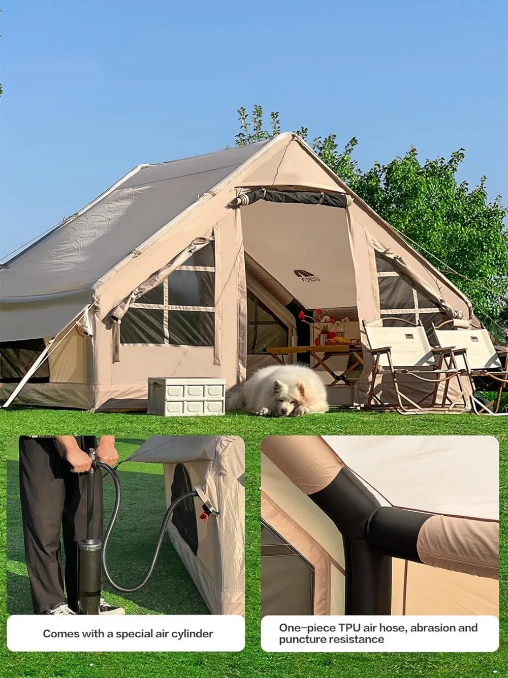 6 Person Inflatable Cabin Tent