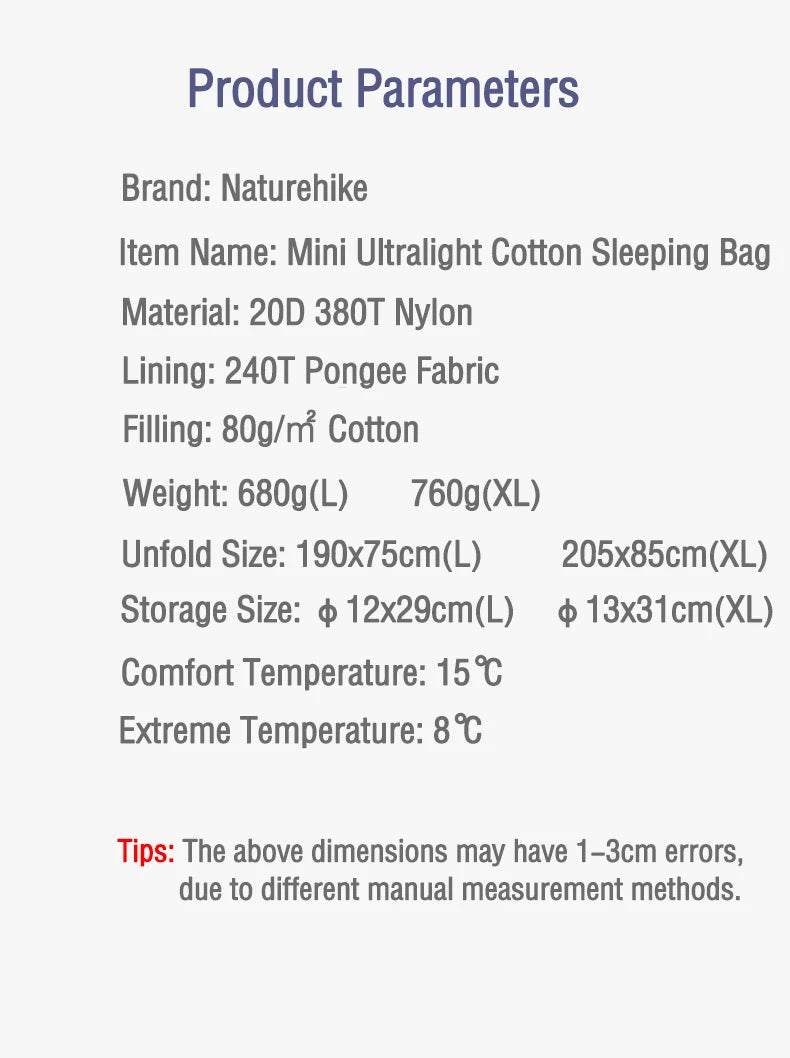 Sleeping Bag Ultralight Sleeping Bag