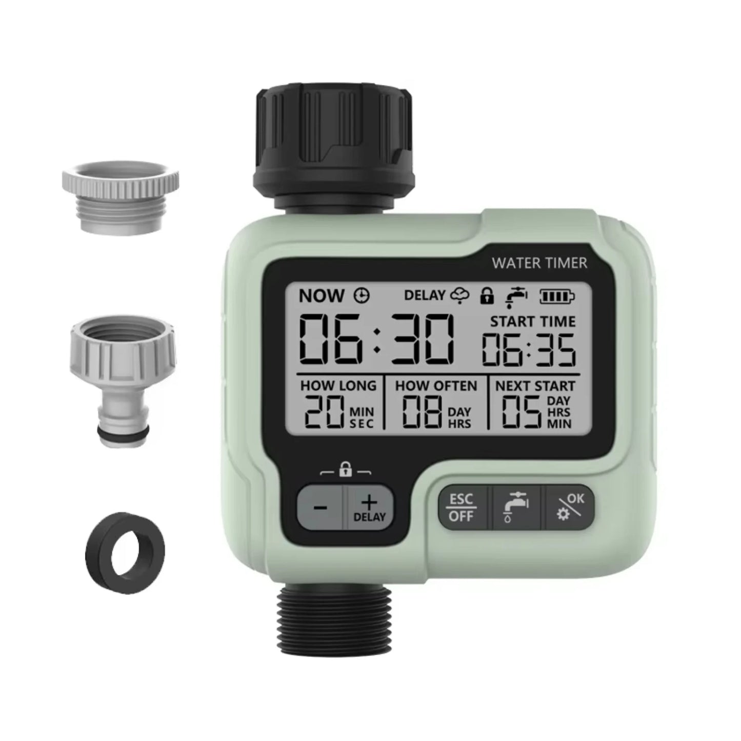 Garden Water Timer Automatic Rain Delay System